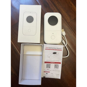 Label Maker Sticker Printer-D30 1 Press Print Thermal No Print Lable Used White